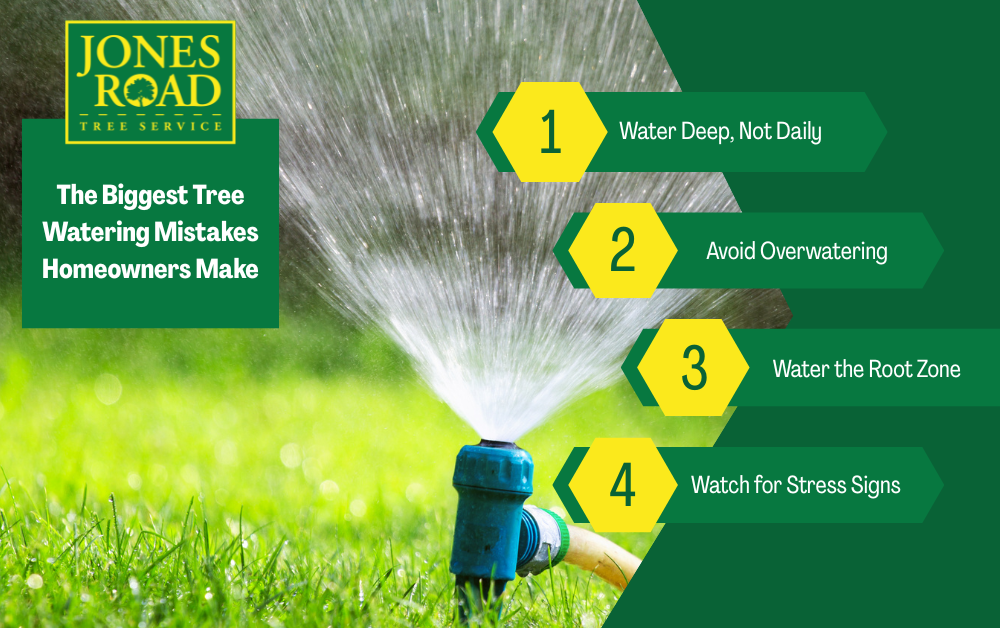 The Biggest Tree Watering Mistakes Homeowners Make Infographic